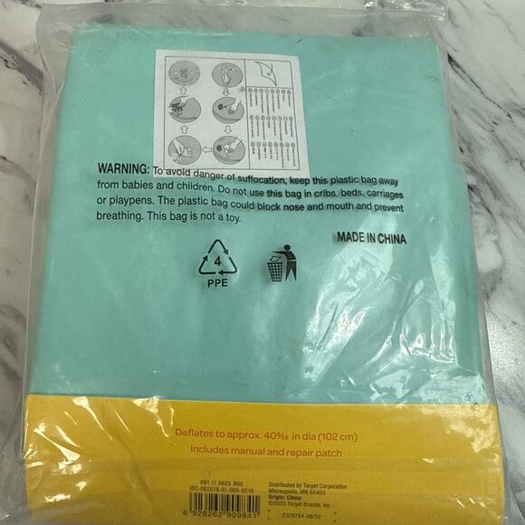 Sun Squad Inflatable Swim‎ Tube with Handles 36” Diameter New Summer Pool Relax - Picture 4 of 4